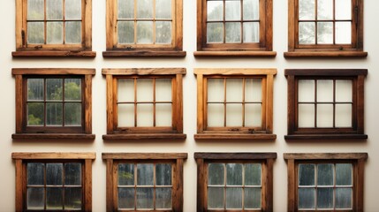Fototapeta na wymiar Original antique house window frame as background