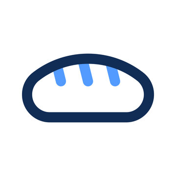 recommend clip art: bread outline color icon