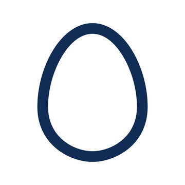 recommend clip art: egg outline color icon
