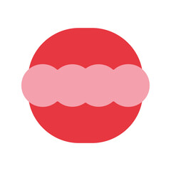 macaron flat icon