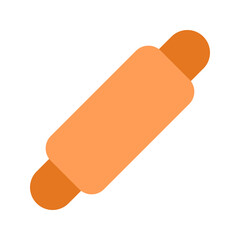 rolling pin flat icon