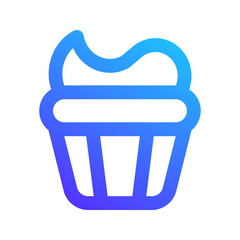 cupcake gradient icon