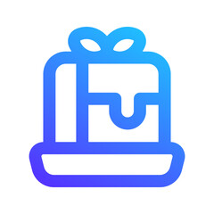 red velvet gradient icon