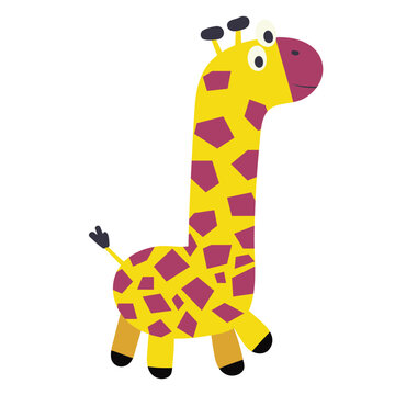 Abstract Funny Animal Element Giraffe