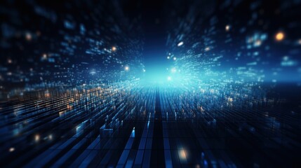 Technology Particle in the structure of IT data processing Background