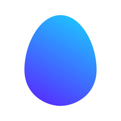 egg gradient fill icon