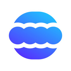 macaron gradient fill icon