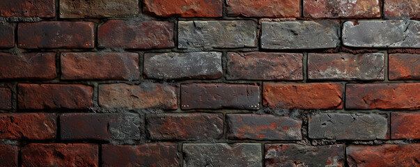 Obraz premium Bricks, realistic effect, flat wall