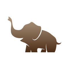 Elephant icon logo design