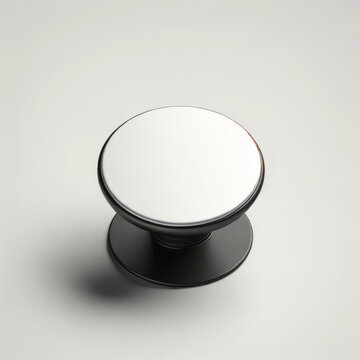 Blank PopSocket Mockup on Neutral Background