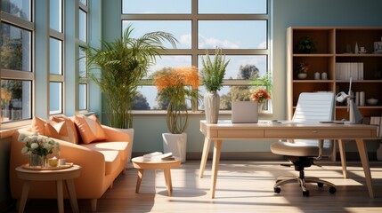 Fototapeta premium small and simple office