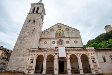 Fototapeta na wymiar Spoleto Roman Cathedral - Italy