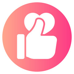 social media gradient icon