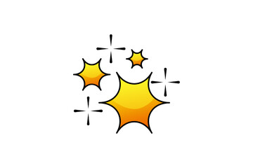 Star Highlight Note Sticker Design