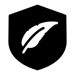 shield glyph icon