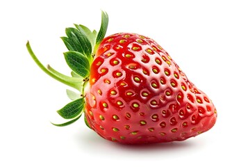 strawberry is isolated on a white background