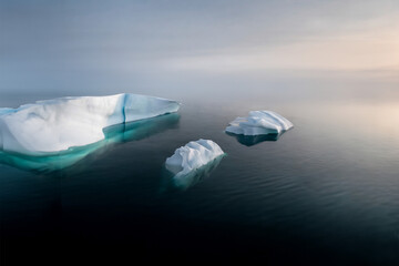 Fototapeta premium iceberg in polar regions