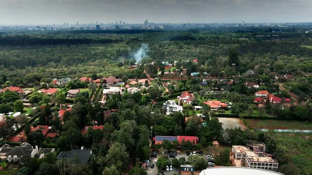 Aerial View of Karen, Nairobi 