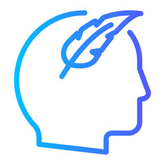 head gradient icon