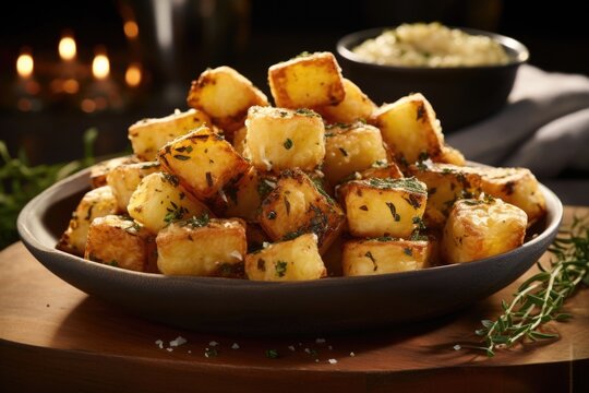 Truffle Tater Medley Indulge in the luxurious flavors of truffle with these tots. A medley of truffleinfused potato bites, they exude an earthy and aromatic essence with each bite.