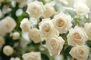 white rose background.