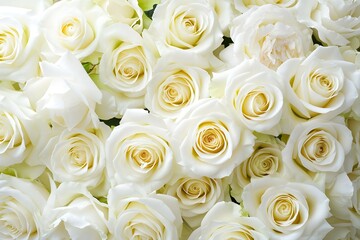 white rose background.