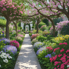 Beautiful Garden, background,  beautiful scene