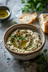 Delicious Baba Ganouch Deep Still Life
