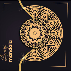 luxury decorative mandala background design template
