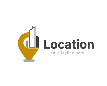 city building property location logo icon symbol design template illustration inspiration