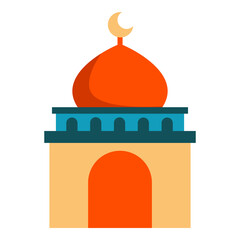 illustration of mosque
