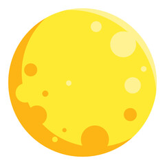 Illustration of moon