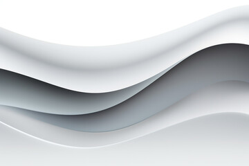 abstract grey waving shadow on white background