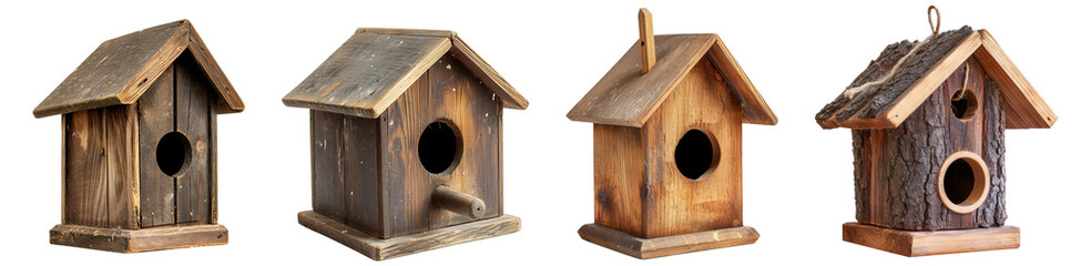 Wooden bird house png collection - Powered by Adobe