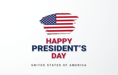 Happy Presidents Day vector illustration for Presidents day banner, poster background
