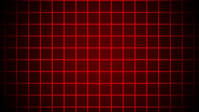 Animated Grid Lines Red Background For Your Designs. Grid Background Video 4K.