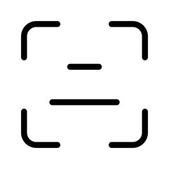 Scan Icon Vector Symbol Design Illustration