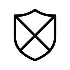 Shield Icon Vector Symbol Design Illustration