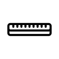 Ruler Icon Vector Symbol Design Illustration