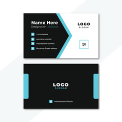 Simple corporate  business card design for your company and business 