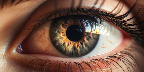 Close-Up of Eyes During Ophthalmology Check-Up