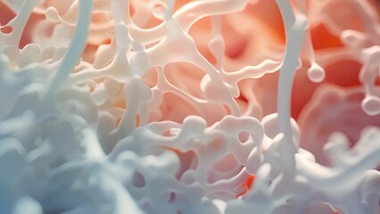 A closeup of the enzyme lactase, responsible for breaking down lactose in dairy products, highlighting the key amino acids and bonds involved in its function.