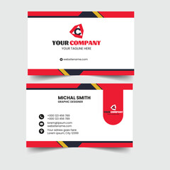 Vector Modern Creative and Clean colorful Business Card Template