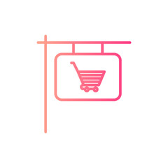 market gradient icon