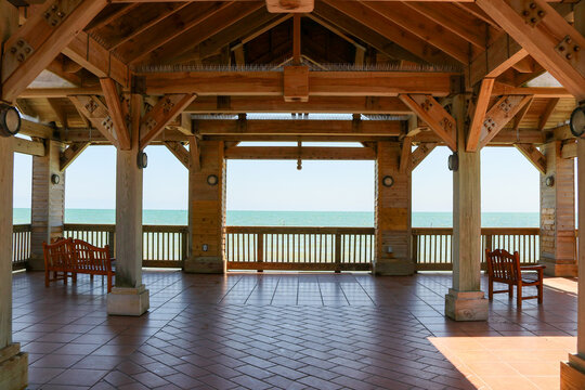 Turquoise Waters Vista - Wooden Pavilion Pier for Tourists in Key West, Florida
