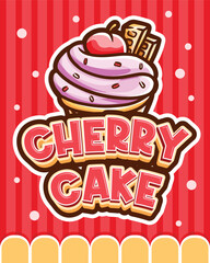 cupcake logo illustration