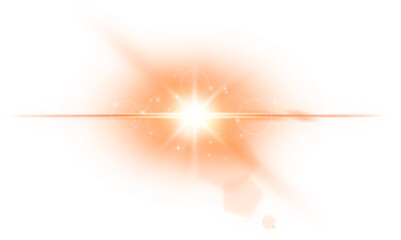 abstract orange rays effect