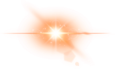 abstract orange rays effect