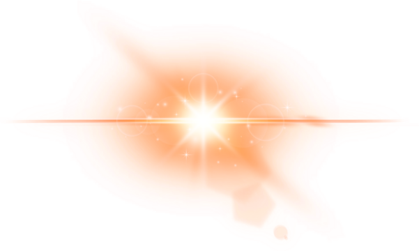 abstract orange rays effect