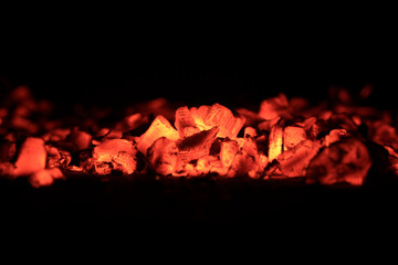 Hot coals
